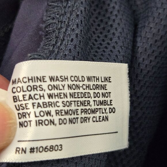 Duluth Trading Co Women's Size 18x29 Dry on the Fly Slim Leg Pants Navy Roll Hem - Picture 12 of 13